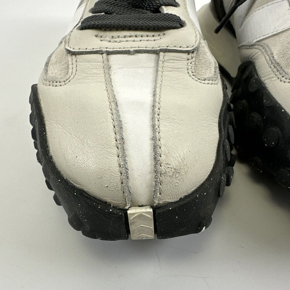 Figs New Balance 3447 Athletic Nursing Sneakers Beige Leather Lace Up Womens 8 - Picture 6 of 16